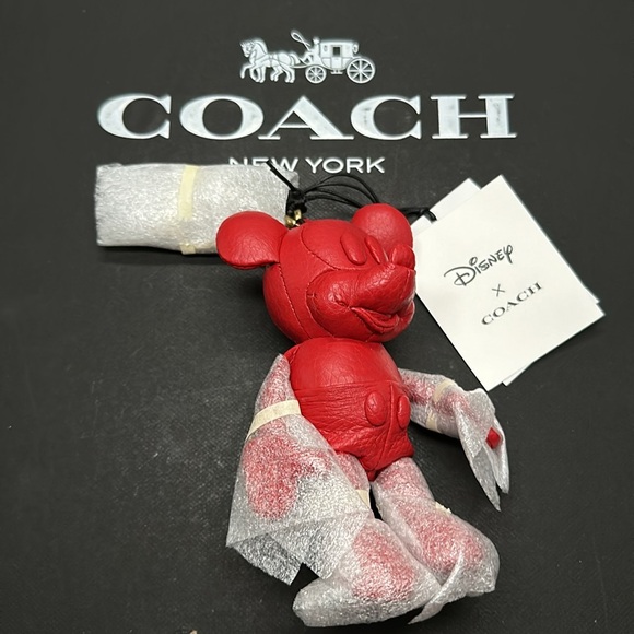 Disney X Coach Mickey Mouse Collectible Bag Charm - Picture 3 of 6